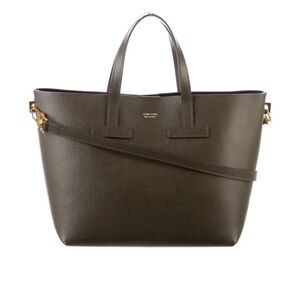 Tom Ford dark green leather bag